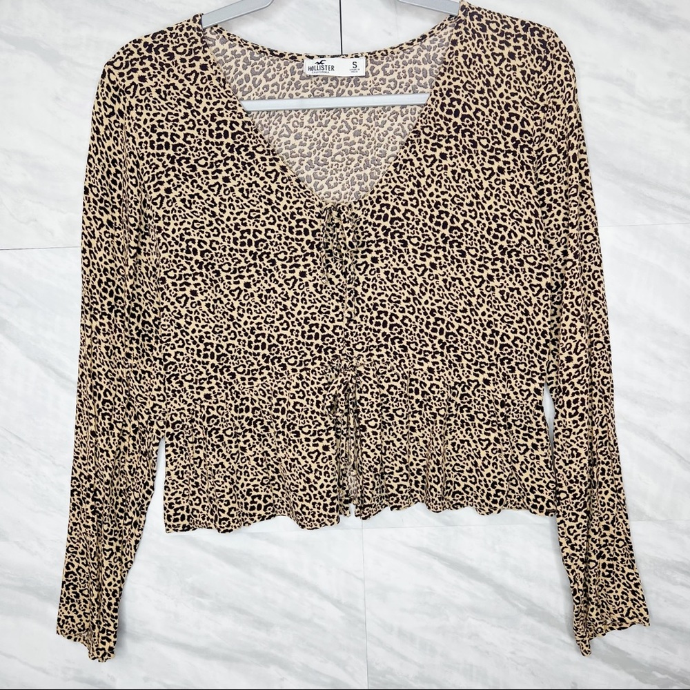 Hollister Leopard Crop Small